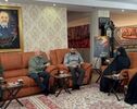 دیدار قالیباف با خانواده شهیدان خادمی و نصیرزاده و تجلیل از فرماندهان شهید