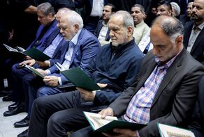 حضور رئیس‌جمهور در مراسم یادبود احمد ناطق نوری