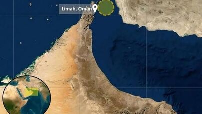 هدف قرار گرفتن یک کشتی در نزدیکی سواحل امارات