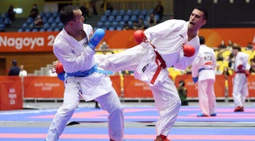 Mahmoud Nemati wins gold in karate at 2026 Nagoya Asian Games