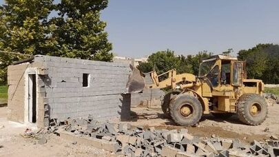 ۲۲ دستور تخریب ساخت‌وسازهای غیرمجاز در شهریار اجرا شد
