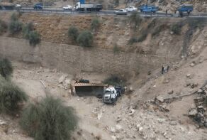 سقوط تریلی در بومهن جان یک زن را گرفت